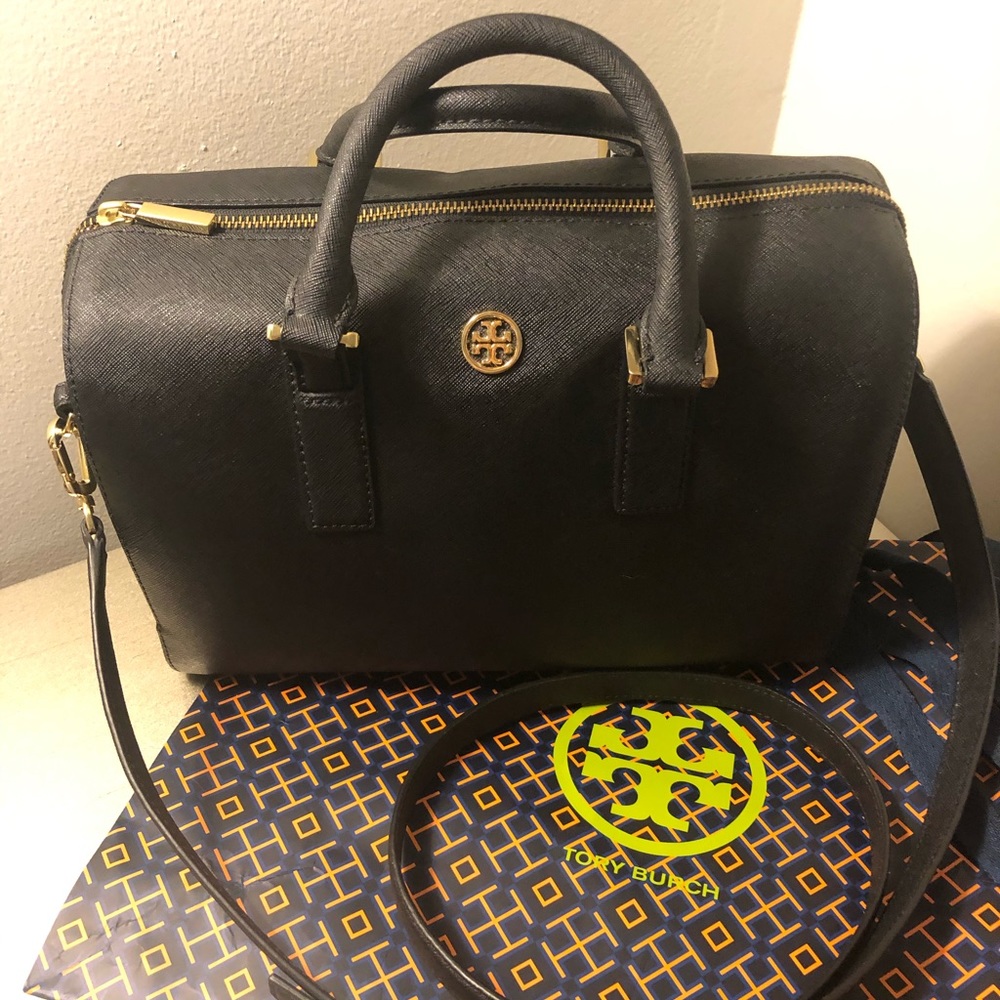 Like New Tory Burch Robinson Speedy Bag